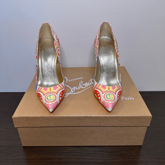 CHRISTIAN LOUBOUTIN - Hot Chick Print Pointed Toe Pump - Picture 2 of 6